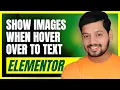 Create Image Reveal Effect when hover on text with Elementor Plugin