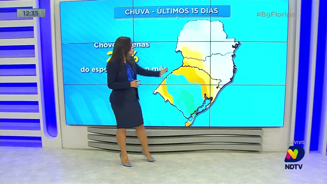 Confira a previsão do tempo para esta segunda-feira na Grande Florianópolis