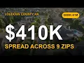 Loudoun County ZIP Code Showdown 9 Markets 410K Price Spread