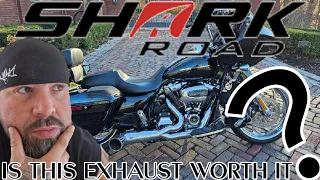sharkroad 2into1 side dump exhaust sound and review