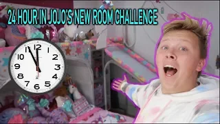 24 HOUR CHALLENGE IN JOJO S NEW ROOM