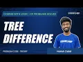 TREDIFF Tree difference Coding with Logic CP Problems Solved Easy-Medium