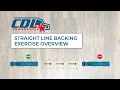Straight Line Backing CDL Modernized Basic Control Skills Test Exercise 2