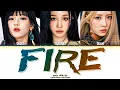2NE1 - 'FIRE' [BABYMONSTER COVER] (COLOR CODED LYRICS ROM BY CHOOSEANNA)