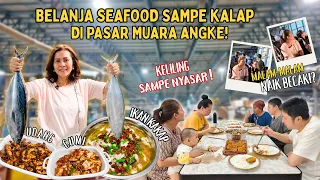 NIAT BORONG SEAFOOD MALAH NYASAR😭 NAIK BECAK MALAM-MALAM KE PASAR MUARA ANGKE!🐟