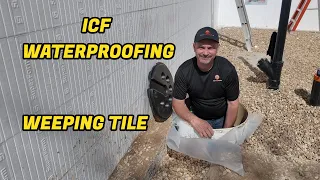 Basement Waterproofing Weeping Tile Cabin Project 