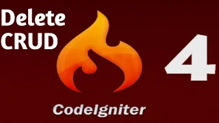 Delete Record Part CRUD Codeigniter 4 CRUD Application with Bootstrap