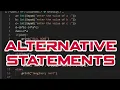 Alternative Statements if statement if-else statement elif statement Control Structures Python