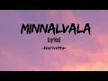 Minnalvala (Lyrics) [From: "Narivetta"] | #jakesbejoy | #sidsriram | #sithara_krishnakumar 