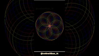 Rainbow Circle Pattern in Python Turtle Creative Turtle Graphics