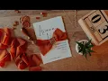 DIY Wedding Invitations Faux Deckle Edge and Wax Seal