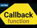 JS Callback Function JavaScript Live Class Bangla