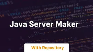 java server maker
