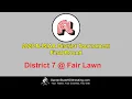 2026 NJSIAA Boys Wrestling District 7 Finals Fair Lawn