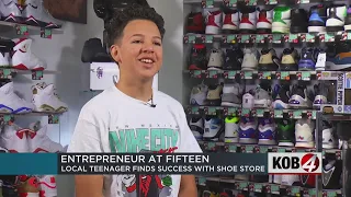 Local teenager finds success with shoe store