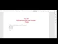 Top 10 Python MCQ on Tuples