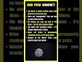 Did You Know? The Moon Isn't What You Think! #MoonFacts #SpaceFacts #DidYouKnow
