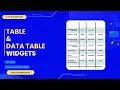 Is DataTable Really Necessary for Flutter Web Admin Panel or Is Table Enough