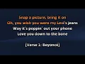 Beyonce & Post Malone - LEVII'S JEANS - Lyrics