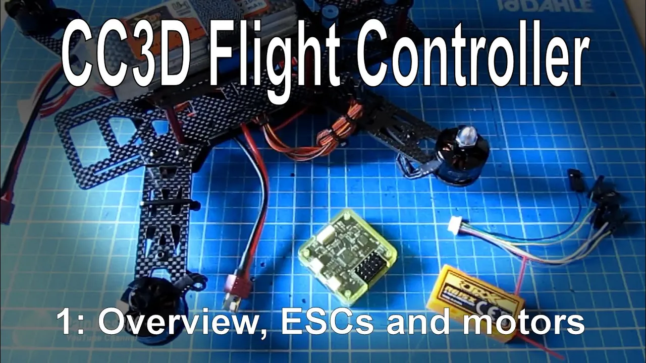 (1/10) CC3D Flight Controller for Beginners - Overview, frame build and power setup