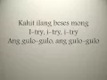 Lagu Thyro, Yumi and Jeric - Triangulo (Lyrics Video)