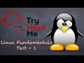 Linux Fundamentals Part 1 Beginner Pathway TryHackMe By FreeBase Studios
