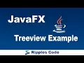JAVAFx Tutorial 11 - Treeview