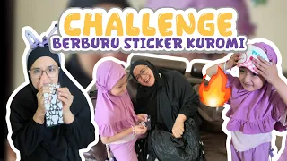 Challenge Cari Stiker Kuromi #raisya #funny #sanrio