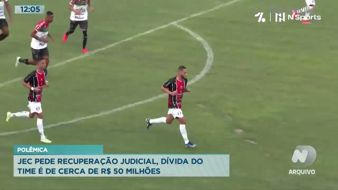 Polêmica: JEC pede recuperação judicial, dívida do time é de cerca de R$ 50 milhões