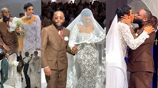 FULL VIDEO Davido And Chioma White Wedding In Miami USA Kiss Your Bride Vow Moment 