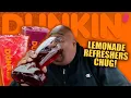 Badlands Chugs 2 MASSIVE Dunkin Lemonades Out of a Glass Boot