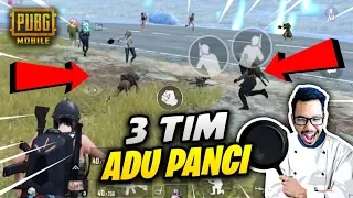 Download PERTARUNGAN KERAS 3 TIM PAKE PANCI - PUBG MOBILE INDONESIA MP3