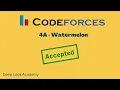 4A - Watermelon Codeforces Solution Bangla Cpp Language