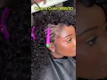 Crochet Part Sew-in with Tribal Side Braids Burmese Curly Human Hair Extensions