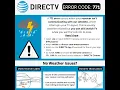 DIRECTV Error Code 771