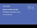 ICM 2026 Plenary Lecture - Alex Kontorovich