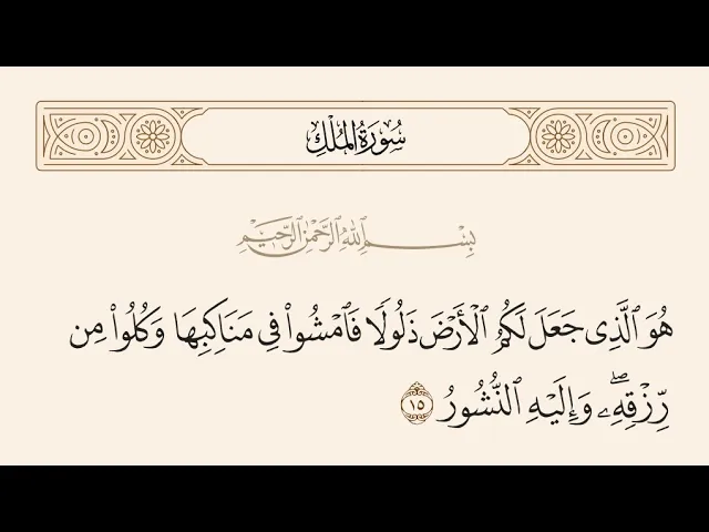 ⁣آيات الأحكام|شرح الآية:{هُوَ الَّذِي جَعَلَ لَكُمُ الْأَرْضَ..} - السيد صباح شبر 