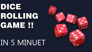 Dice Rolling Simulator in Python Python Mini Project