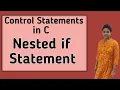 nested if else statement in c programming C language tutorial