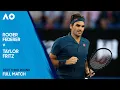 Roger Federer v Taylor Fritz Full Match Australian Open 2019 Third Round