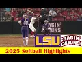 LSU vs Louisiana Softball Game Highlights 3 25 2025