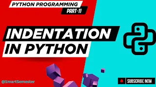 Indentation Python Programming Basics to Advanced Concepts