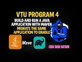 VTU Program 4 Build Run Java App with Maven Migrate to Gradle 2025 Tutorial