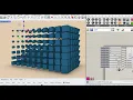 3d array cubes and attractor point by code and