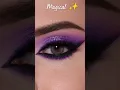 Lagu Purple Eye Makeup Tutorial | Glam Purple Eyeshadow Look for Parties \u0026 Wedding#shortsviral #shorts
