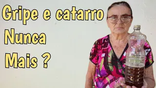 Receita caseira da vó Dalva para gripe e catarro.