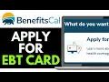 How to Apply for EBT Card 2025 RIGHT WAY