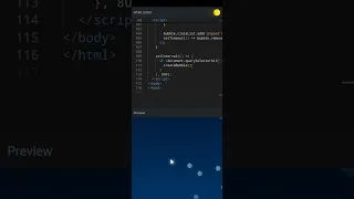 Bubbles Animation in HTML CSS JS