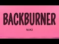 Download Lagu NIKI - Backburner