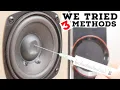 How to EASY Pull Out Speaker Dust Cap in HOME DIY